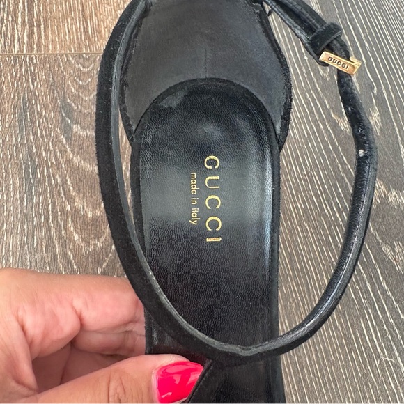 Gucci Vintage Black Heels Size 6 - Picture 5 of 13